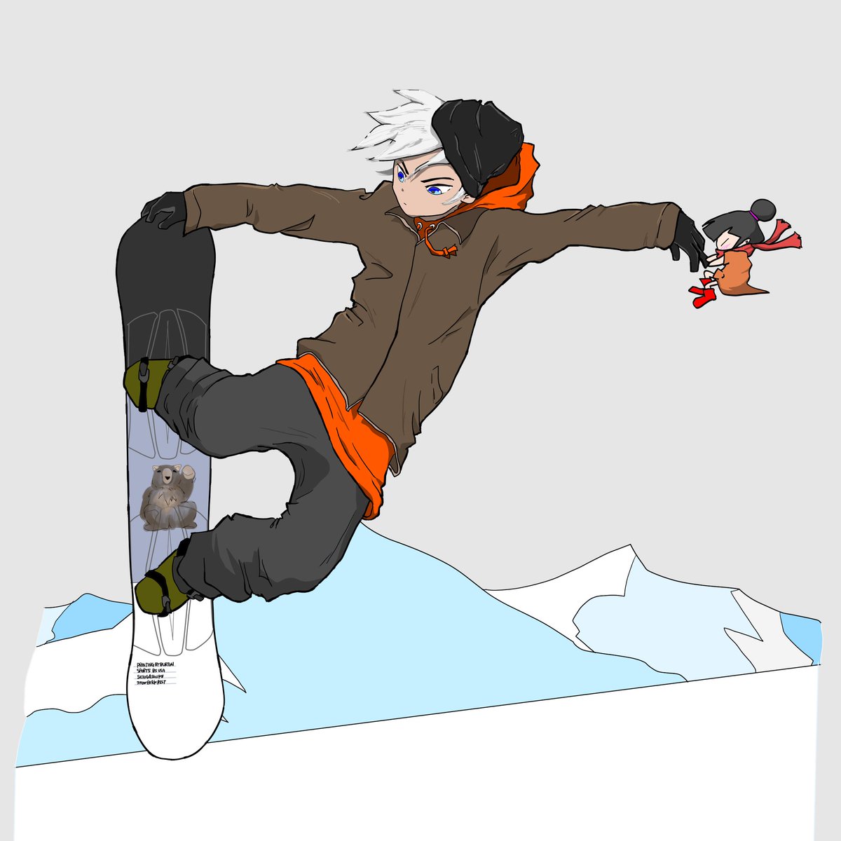 Uny うにー 木枯しちゃんと地元の少年です イラスト好きさんとつながりたい 男性イラスト練習中 スノーボード スノーボード好きな人と繋がりたい 絵柄が好みって人にフォローされたい イラスト依頼下さい