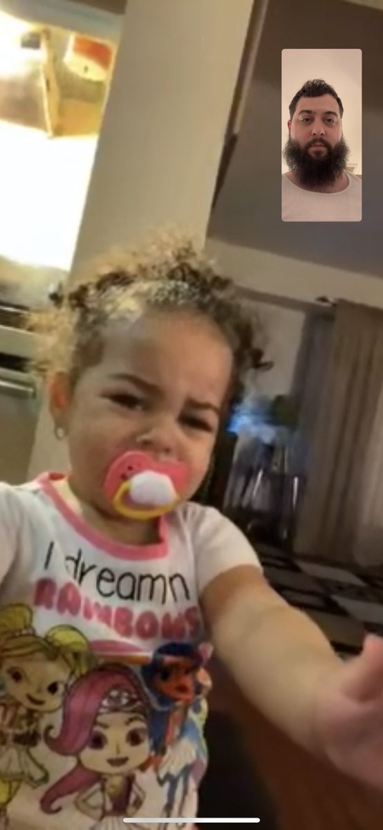 DeeWyte's tweet photo. Samora gets so sad when she isn’t wit me https://t.co/SOUFOr14Uc