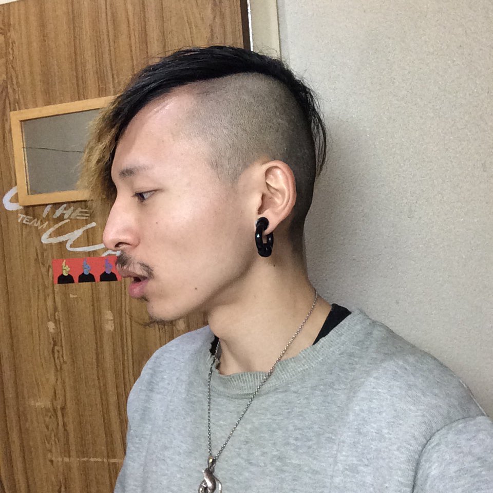 Nuck 美容室おわり 降谷建志みたいにしてもらいました