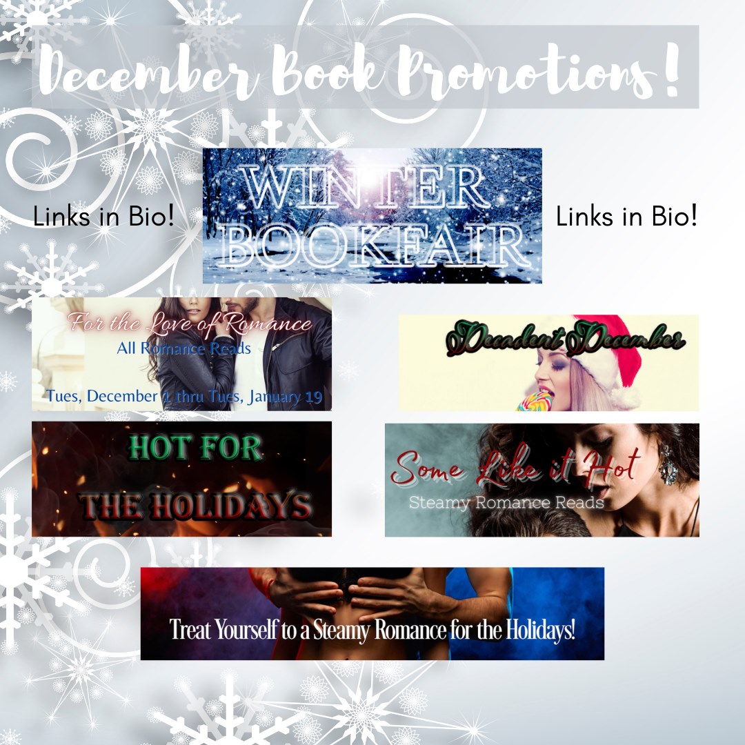 sbehr_author's tweet photo. Visit my Linktree https://t.co/fsIGjfXLAP where you will find the links to my latest Newsletter & current promotions, plus social media to stalk me in cyberspace.
#bookfunnelpromo #bookpromotions #hotreads4colddays #steamyromance #tirzaschaefer #authortirzaschaefer #indieauthors https://t.co/mlUpSPgH6x