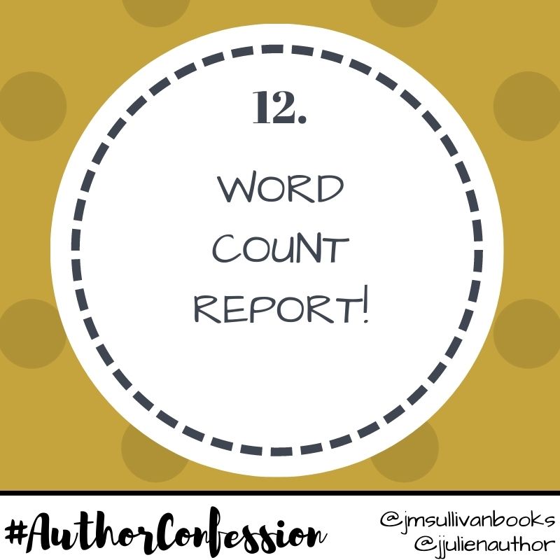 jmsullivanbooks's tweet photo. #AuthorConfession Day 12: WORD COUNT REPORT! How are you doing on those words?? https://t.co/W9rY2pANCY