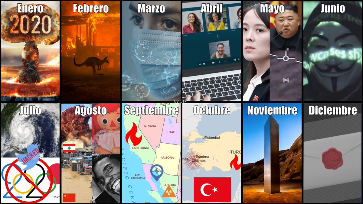oscar_molina100's tweet photo. El año hasta ahora, ¿Qué vendrá después? #El2020 #México #Chisme #Guerra #Incendios #Covid_19 #clasesvirtuales #Politica #OVNIS #Anonymous #Hanna #twitterhacked #Japon2020 #Libano #Anabelle #China #Boseman #CAFires #FallaDeSA #Radiación #Turquia #Sismo #monolito https://t.co/KwnHKIpXCO
