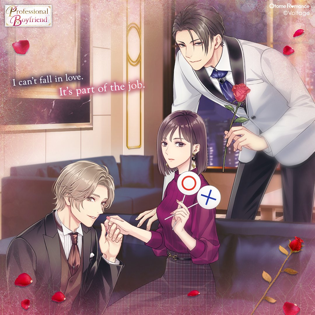 Voltage_Love365's tweet photo. Brand New Title🌹 Professional Boyfriend is out now in Love 365: Find Your Story!
https://t.co/0vFRoDisVC
Releases with 2 characters! Banri and Ikki's Main Story now available✨
"This is a job. I'm not going to fall for you."
#Love365 #Voltageinc #ProfessionalBoyfriend #NewTitle https://t.co/XpPH0zyafD