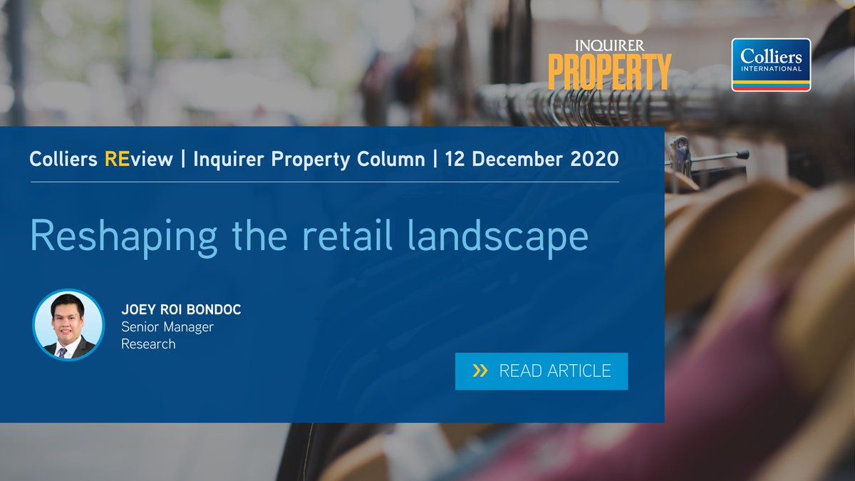 colliers_ph's tweet photo. Read the latest issue of the Colliers REview column in Inquirer Property covering our market-leading insights and recommendations for the Philippine property sector. Click here: https://t.co/NRXjwN6AUP
#colliersPH #colliersreview #colliersinsights #realestate #inquirerproperty https://t.co/YsYuseQZOY