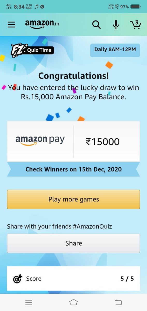 singnar_mensing's tweet image. #AmazonAnswerAndwin
#AmazonQuiz