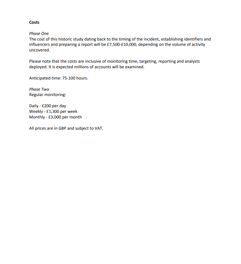 The Institute for Statecraft, Integrity Initiative. Using Sentinal a shared state of the art cyber monitoring platform currently in use with US law enforcement agencies, Europol and German Fed police. Analysis of perhaps millions of social media accounts including US citizens.