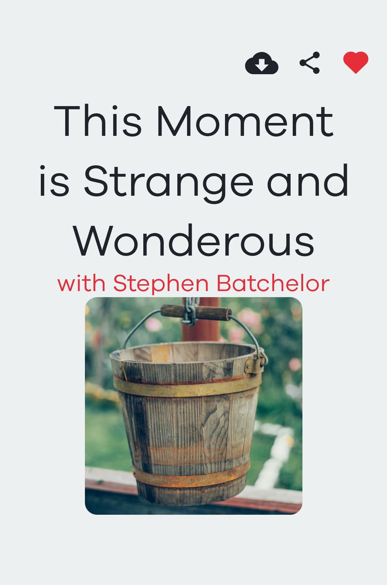susanrichard's tweet photo. This 10 minute 15 second talk is not only the most helpful explanation of #Mindfulness, it's also the most insightful discussion of #spirituality I've ever heard. Thanks #tenpercenthappier #10percenthappier @10percent @danbharris #stephenbatchelor https://t.co/AQAWVJfe09