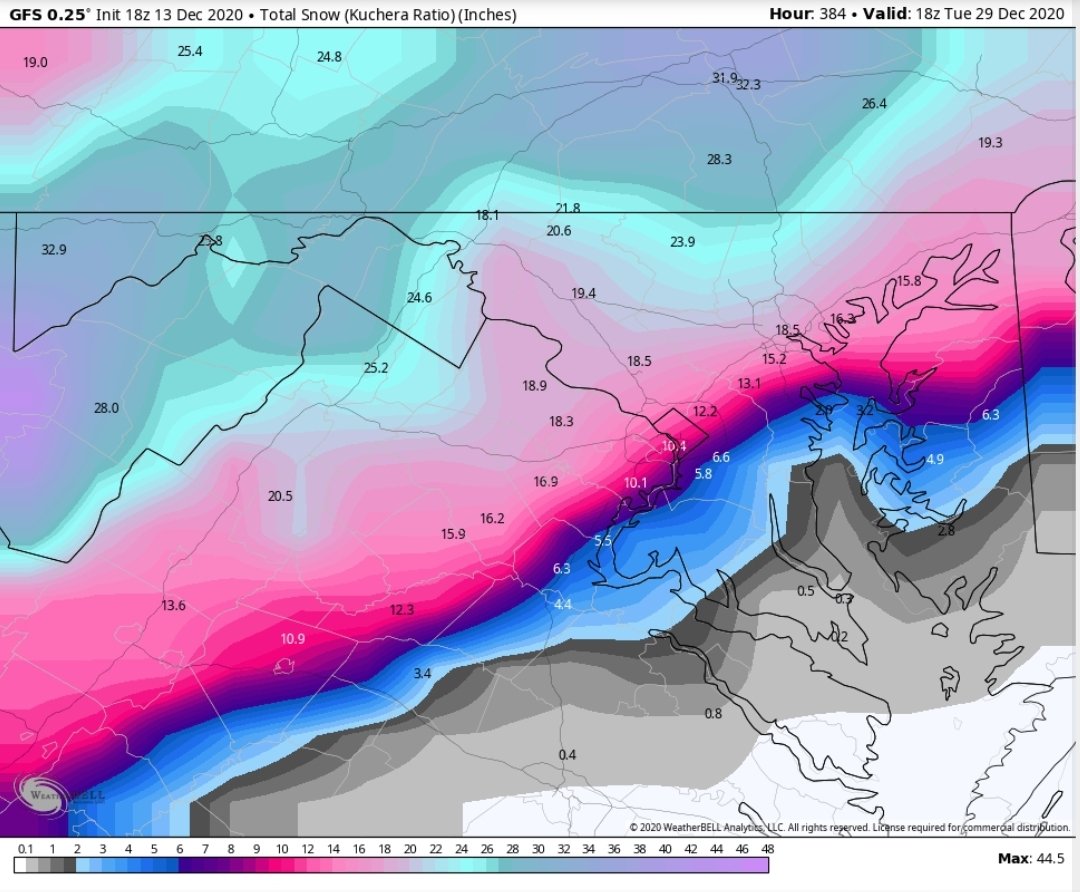 GFS_Snow_Map's tweet photo. You're so into being a contrarion these days you're sharing NAM snow maps beyond 48?  SAD. The only snow map you need is below, you're welcome, please do better.

Love,
GFS Snow Map https://t.co/BhpkA9BEUL