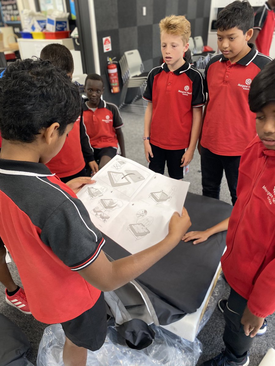 The 2021 year 6 children have been through a #designprocess to #coevolve a learning space that is reflective of their academic, social and emotional leaning needs. #flatpack construction at its best!