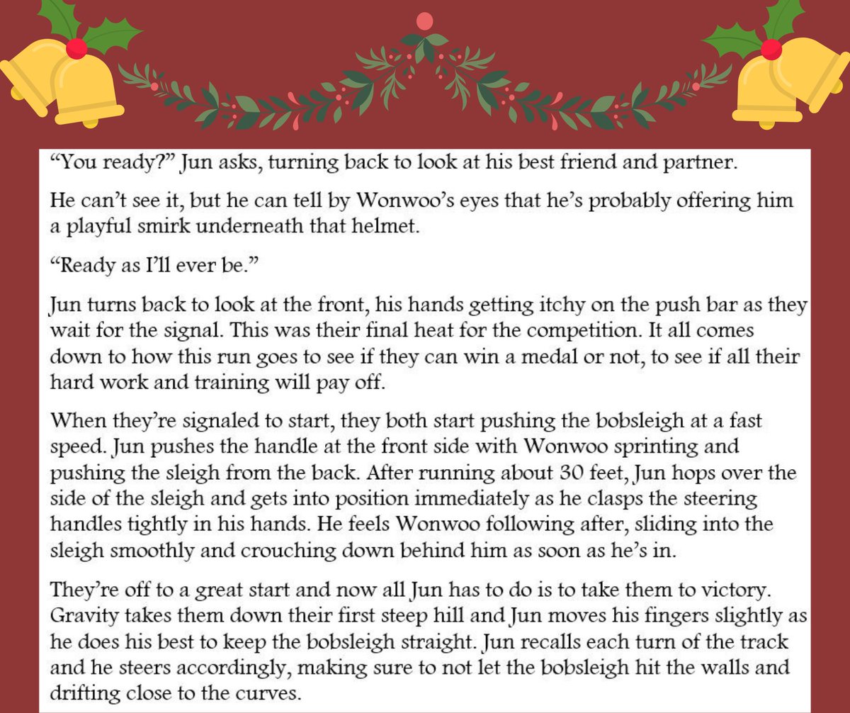 _aeternanox's tweet photo. 🎄𝑫𝒂𝒚 𝟏: 𝑺𝒍𝒆𝒊𝒈𝒉 #SVTXMAS 

- 𝑩𝒐𝒃𝒔𝒍𝒆𝒊𝒈𝒉 𝒄𝒐𝒎𝒑𝒆𝒕𝒊𝒕𝒐𝒓𝒔 𝑱𝒖𝒏 𝒂𝒏𝒅 𝑾𝒐𝒏𝒘𝒐𝒐 𝒕𝒂𝒌𝒆 𝒐𝒏 𝒕𝒉𝒆𝒊𝒓 𝒇𝒊𝒏𝒂𝒍 𝒓𝒖𝒏 𝒇𝒐𝒓 𝒂 𝒄𝒉𝒂𝒏𝒄𝒆 𝒕𝒐 𝒕𝒂𝒌𝒆 𝒉𝒐𝒎𝒆 𝒂 𝒎𝒆𝒅𝒂𝒍

- 𝑾𝒐𝒏𝒉𝒖𝒊 https://t.co/o2C4pOhfCG