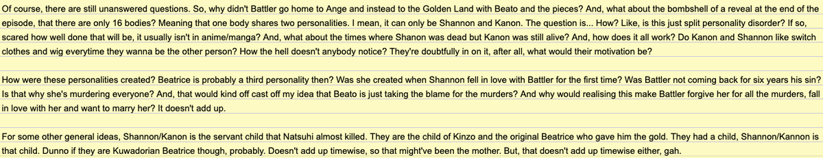 Some of my further theorising, very spoilery, so it's a picture of my notes instead. And it takes up less place in my thread this way.