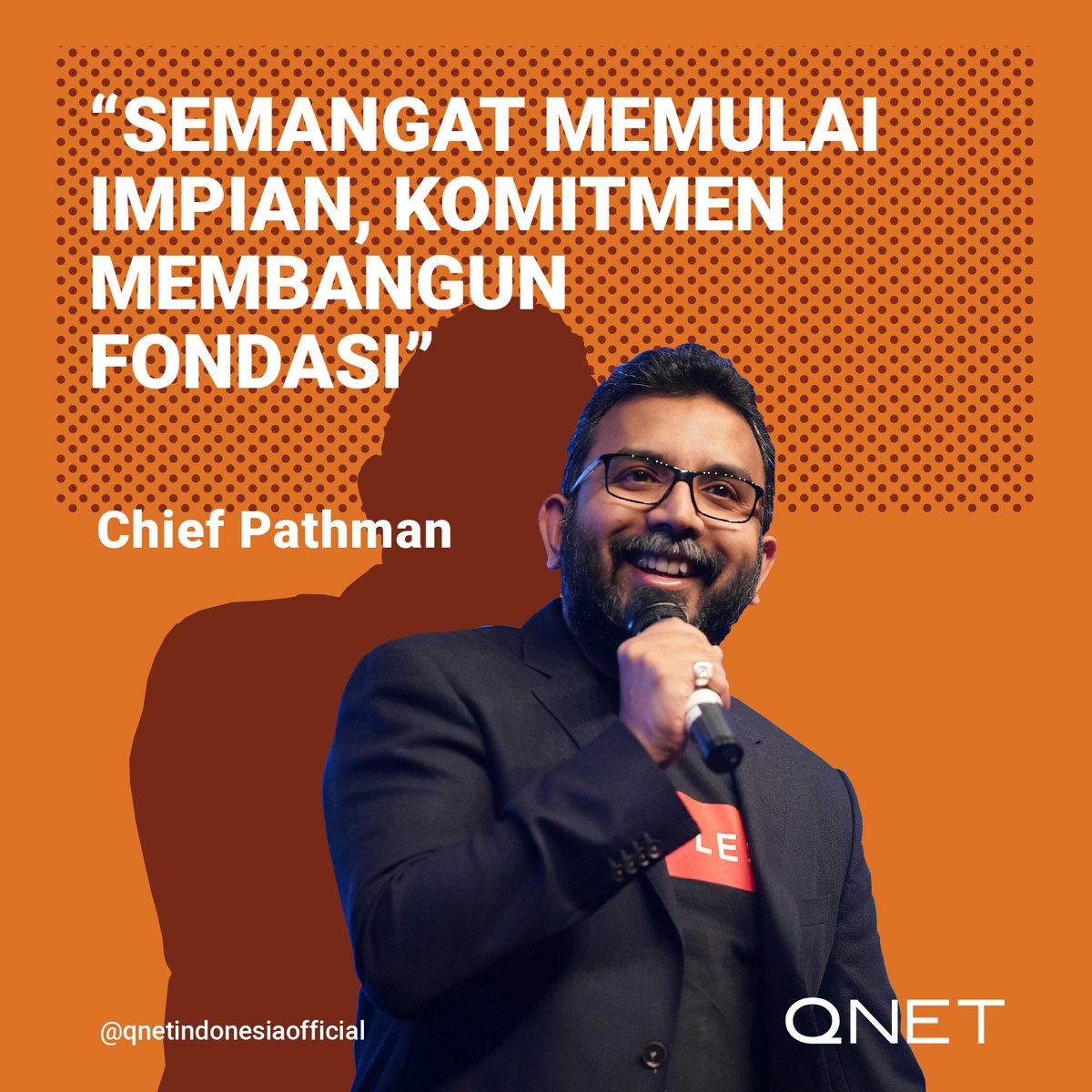 QnetIndofficial's tweet photo. Dari hanya ingin membangun sebuah impian, Chief dalam menjadi orang yang sukses dan dapat membantu mengubah hidup banyak orang juga. Fondasi apa yang dibangun untuk membangun jaringan yang kuat dalam direct selling?
#QNETINDONESIAOFFICIAL
#QNETMOTIVASI
#CHIEFPATHMAN https://t.co/F8I3jDoxfk