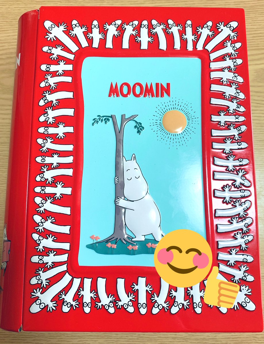可愛いムーミン缶を買ったのでクッキー作ってクッキー缶にしました チョコアーモン 椿つばるの漫画