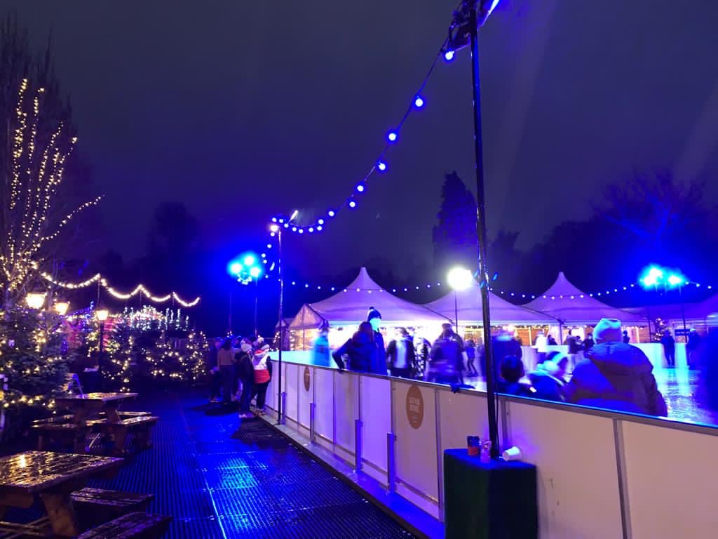 #SKATETW it’s beginning to feel much more Christmas, after visiting the fabulous ice rink in Calvary Gardens TWells. #dancingonice #hotchoc #getyourskateson <a href="/TWellsCouncil/">TWBC</a>