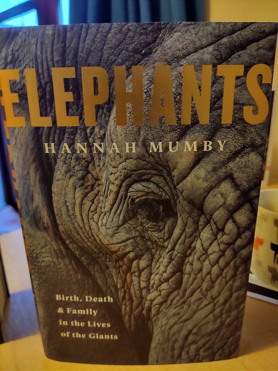 I have  #elephants on my mind (and in my heart) with a book by the same name:'Elephants' by  @hannahsmumby A deeply personal account of her field research across Nepal,Africa Myanmar.Shows how  #elephants are like people,. yet so different. An empathetic eye & a fascinating read 2/n