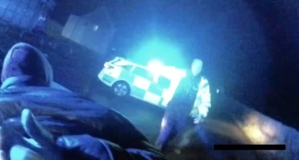 ASPRoadSafety's tweet photo. Vehicle sped off upon sighting @ASPWestSom patrol in #Burnham a few hours ago
Pursuit
#ANPR @ASPoliceDogs @NPASSouthWest #TST all used
#stingerdeployed (successfully stung)
4 arrested
Knife located during search of the vehicle https://t.co/7qiPkhMJqS