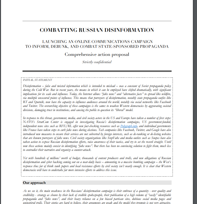 Shocking!Institute for Statecraft Integrity Initiative - Avisa - These 2 documents were included in the leaks and are about media and social media manipulation. Their strategic committee includes, Joe Trippi of the US, Boris Johnson, David Cameron etc...To be continied...