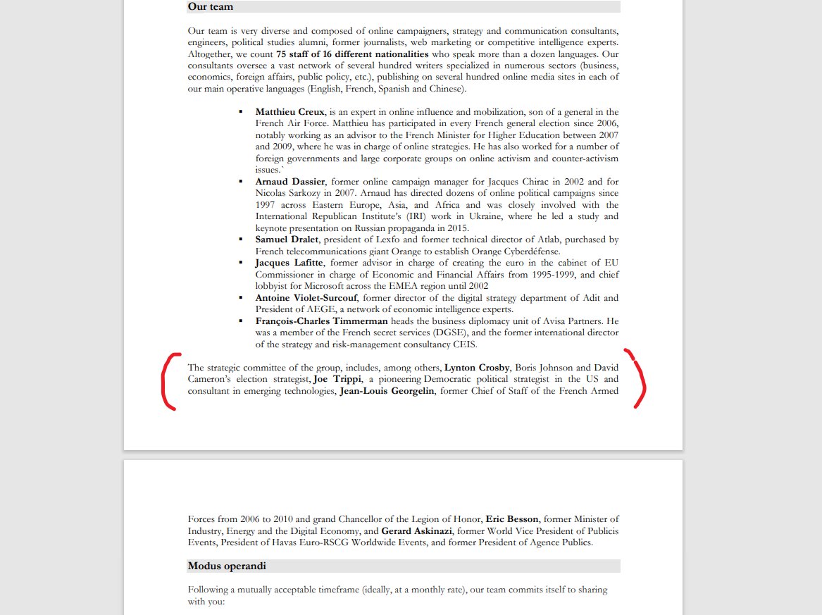 Shocking!Institute for Statecraft Integrity Initiative - Avisa - These 2 documents were included in the leaks and are about media and social media manipulation. Their strategic committee includes, Joe Trippi of the US, Boris Johnson, David Cameron etc...To be continied...