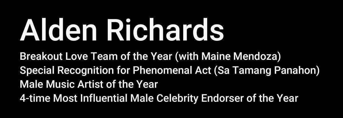 Aldub4love1's tweet photo. Both @aldenrichards02 and @mainedcm are awarded 4 times as ‘Most Influential Celebrity Endorser’ apart from that they’re the most awarded celebrities of @EdukCircle.
#AldenRichards
#MaineMendoza
#ALDUBatADNSharedBlessings
#ALDUBStandProud
#ALDUBUnbothered https://t.co/QHjtwxV9oE