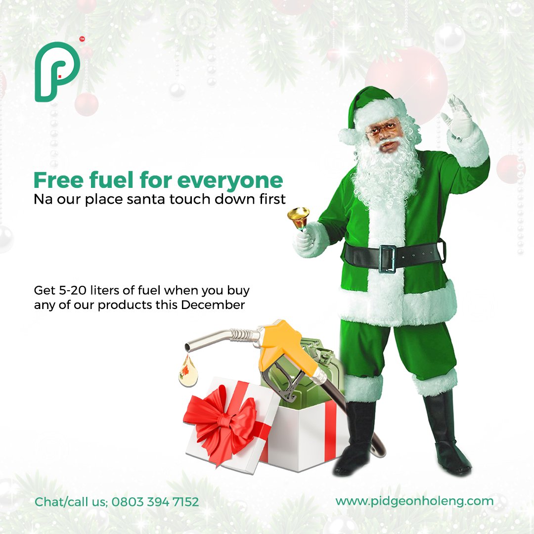 pidgeonholeng's tweet photo. Free fuel for everyone this December.
Renew and register your vehicle documents to be a partaker.
https://t.co/Ur0vlmu5aB
#mondaythoughts #MondayMorning #December #DettyDecember #UCLdraw #Onlyten #promotion #vehicle #lagos #Nigeria https://t.co/kgdldMeZlt