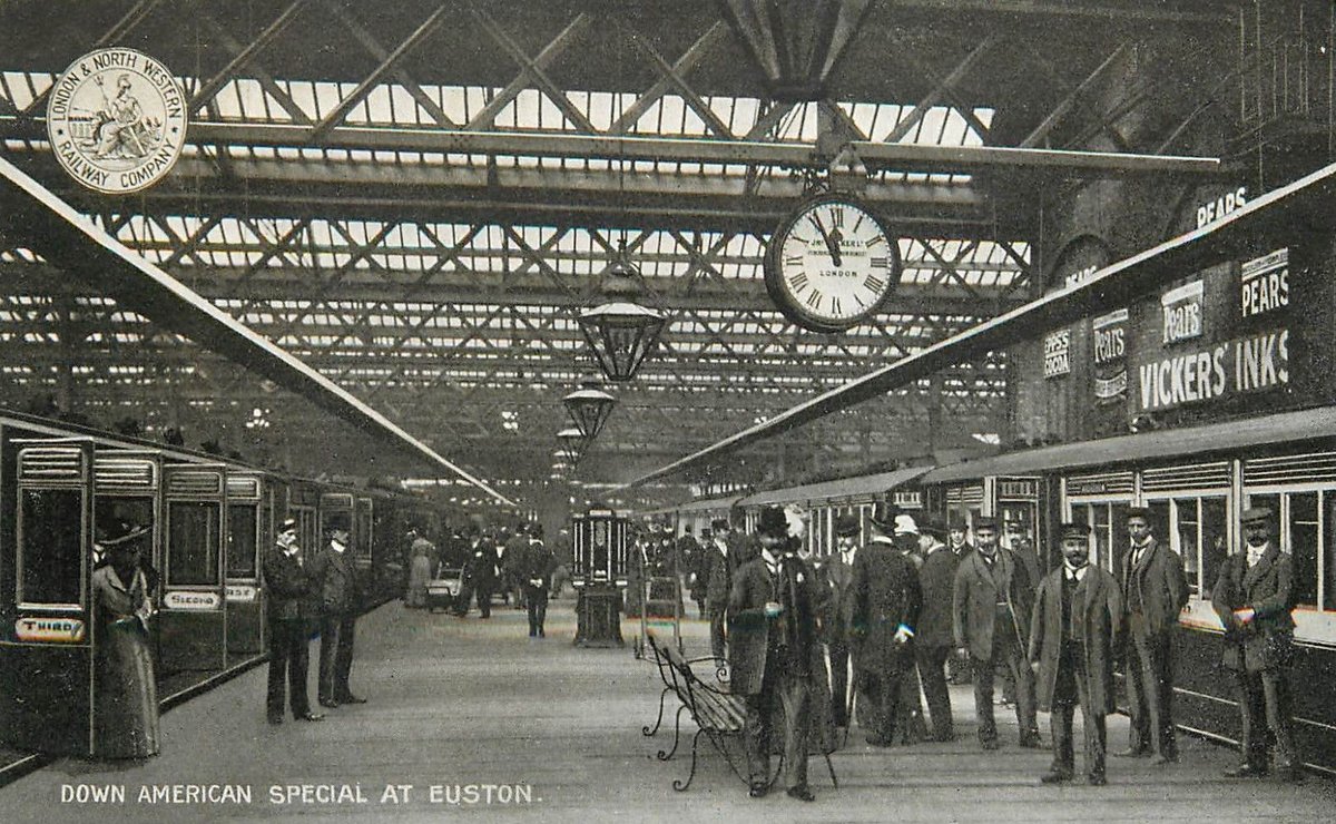 Vintage photo - Euston Station