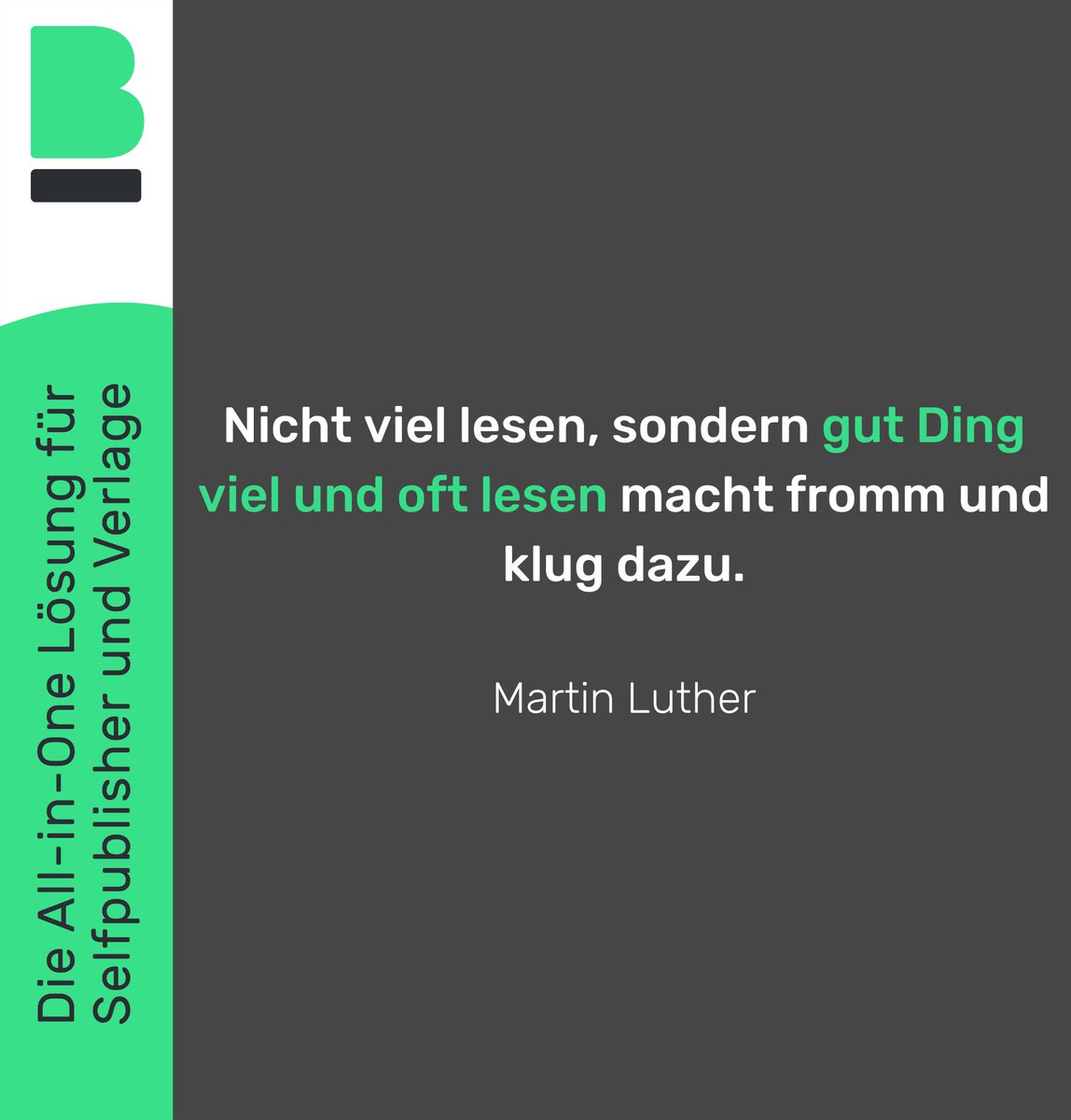 Martin Luther wird wohl recht haben🤭

Die All-in-One Lösung für Selfpublisher und Verlage⁠
▶#𝐁𝐮𝐮𝐤 𝐤𝐨𝐬𝐭𝐞𝐧𝐥𝐨𝐬 𝐭𝐞𝐬𝐭𝐞𝐧: buuk.app⁠
⁠
#zitat #zitate #quote #StayAtHomeWriteABook