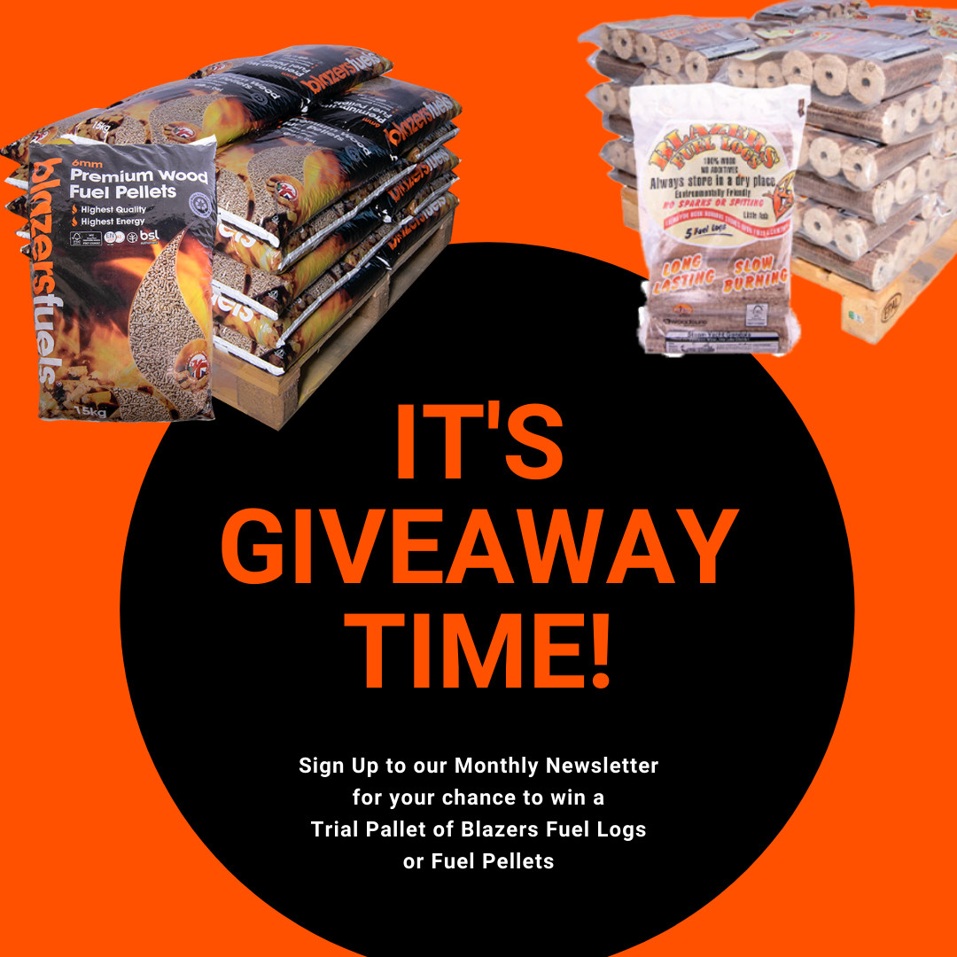 BlazersLtd's tweet photo. This month one lucky follower will win either a Trial Pallet of either Blazers Fuel Logs or Blazers Wood Fuel Pellets.
For your chance to win simply sign up to our newsletter today: https://t.co/c94ffDBbED
#competition #giveaway #fuellogs #fuelpellets #firewood https://t.co/bmMjO2mzqU