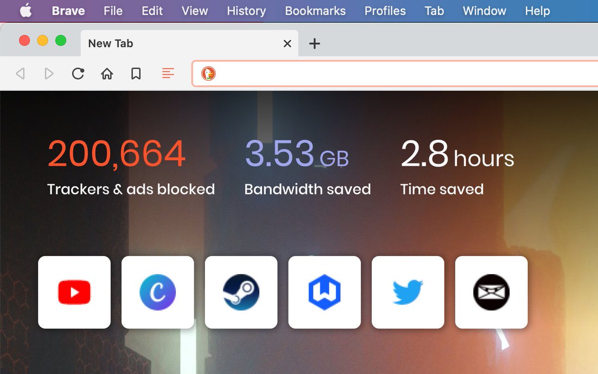 vikingkarwur's tweet photo. Hampir 5 tahun pakai @Brave sebagai #DefaultBrowser - Dibawah ini #BraveStats saya dengan Brave Nightly MacOS. #BeBrave #IndoBrave5 #SwitchToBrave @IndoBrave @PlanetBrave @BrendanEich @lukemulks https://t.co/vsVIEPoM0J
