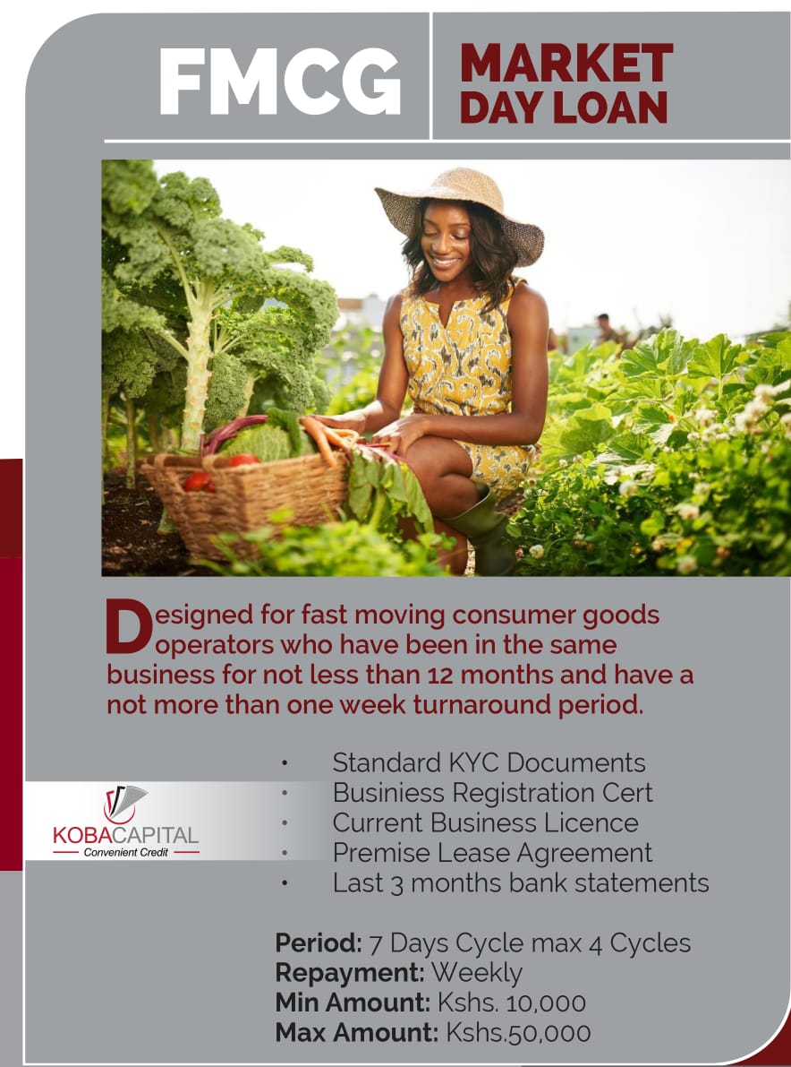 KOBACapital's tweet photo. We are delighted to be partnering with @APAInsuranceKE for our Market Day Loans to deliver exceptional products to our clients as we look forward to establish a cordial business relationship with you.
#Convenientcredit #InsuringHappiness https://t.co/48XTMkfk6X