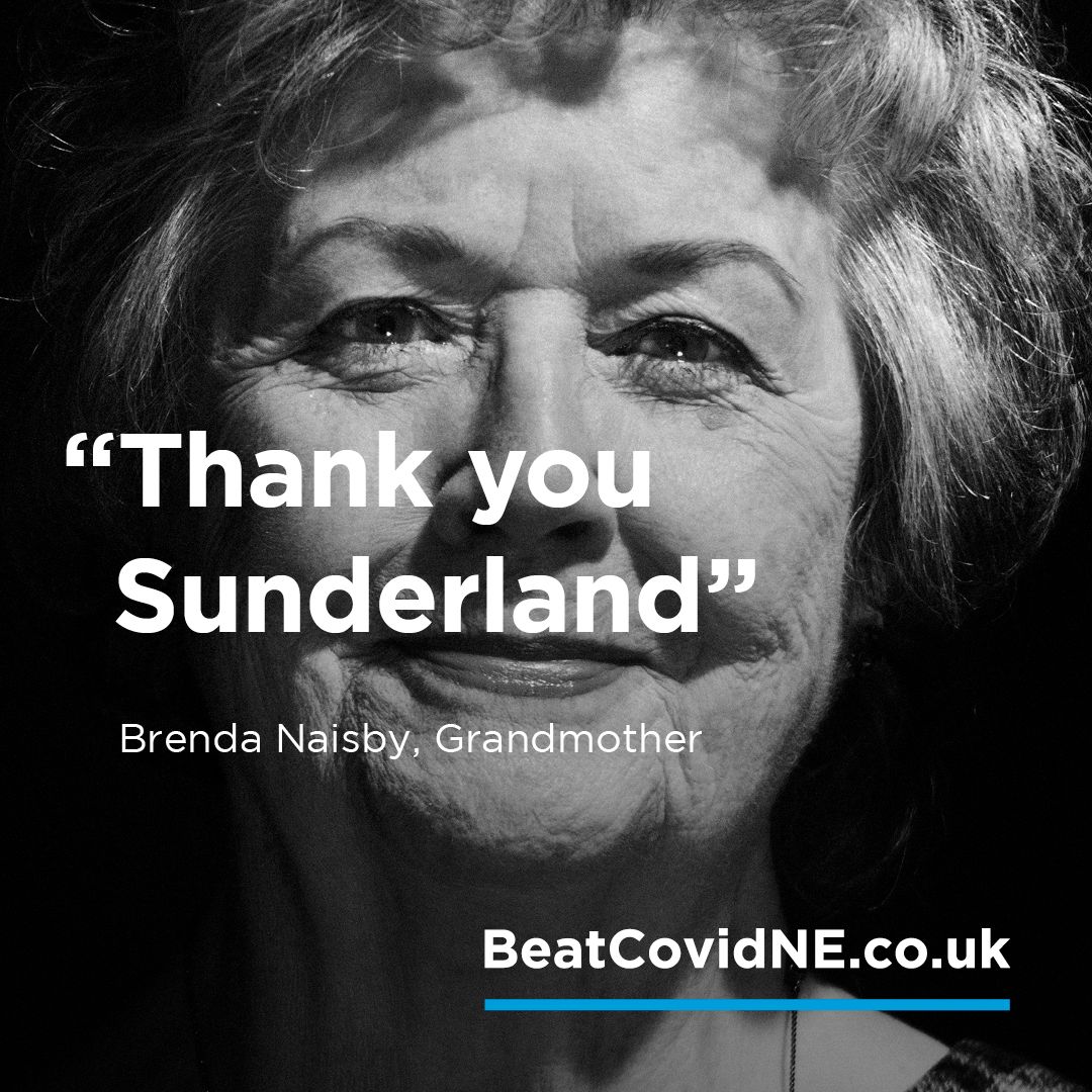 gentoogroup's tweet photo. Our Brenda has been thanking everyone in the North East for doing their bit to slow the spread of Covid-19. We’re proud of her message to Sunderland &amp; the North East, &amp; we too want to say thank you to our region 💗

Read more about Brenda’s story here: https://t.co/TvZfcOZhGv https://t.co/Mzv8nsjfmB