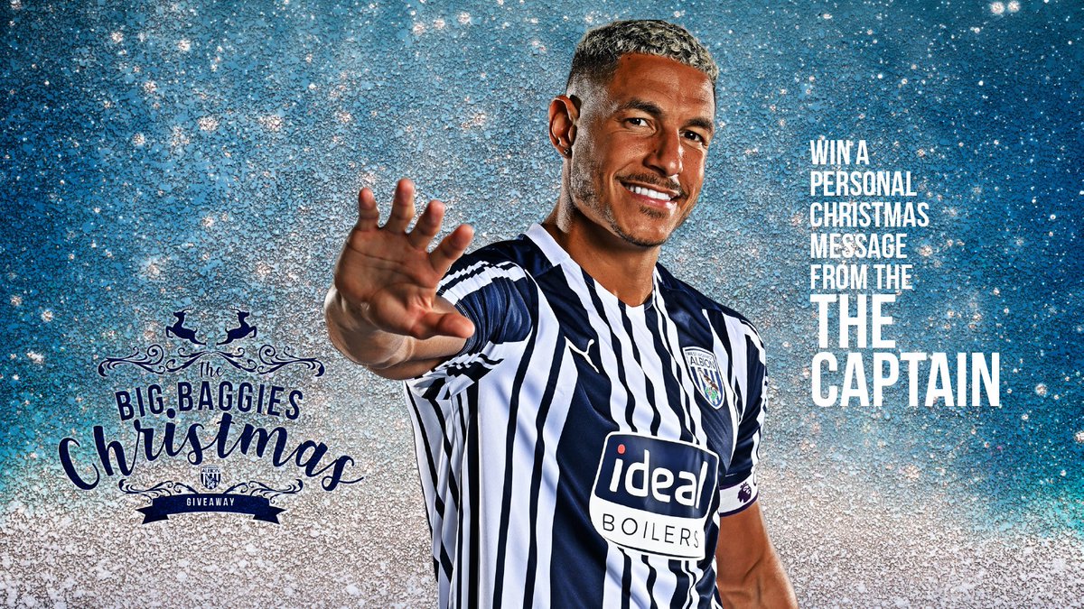 🎄𝗕𝗔𝗚𝗚𝗜𝗘𝗦 𝗖𝗛𝗥𝗜𝗦𝗧𝗠𝗔𝗦 𝗚𝗜𝗩𝗘𝗔𝗪𝗔𝗬🎄

Today's prize is the opportunity to win a personalised Christmas message for a loved one from club captain, Jake Livermore.

RT before 10pm on Monday to be in with a chance. Winner to be contacted directly.