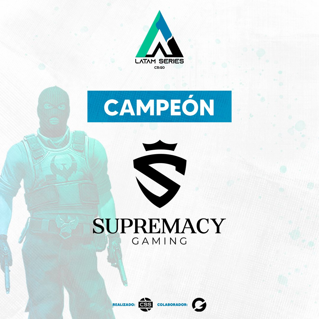 csportstudios's tweet photo. 🏆Latam Series

¡ @supremacyggo  CAMPEÓN!
 
Los primeros  campeones de esta latam series, después de un enfrentamiento muy cerrado contra Loto Gaming, los titanes peruanos se consagran campeón al llevarle la serie 2 - 1. https://t.co/90NNG1Yvwf