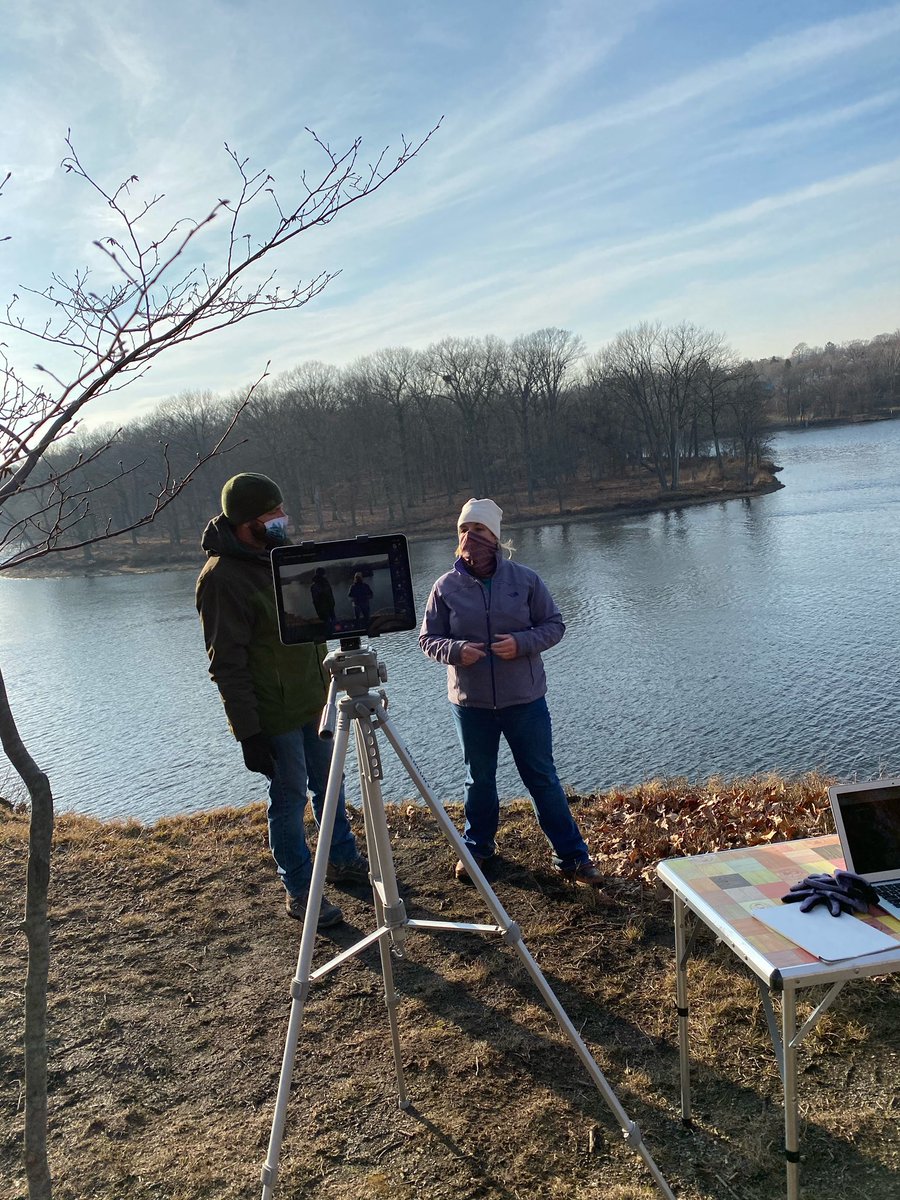 This week’s Friday was truly PHENOMenal! Urban Ecology Pt2 on Peebles Island. Have you seen the Bald Eagle family? <a href="/SCSchools/">Schenectady Schools</a> Bio 9 students did, soaring over head. Great talk on nature reclaiming a space, Peebles is a great example. #distancelearning