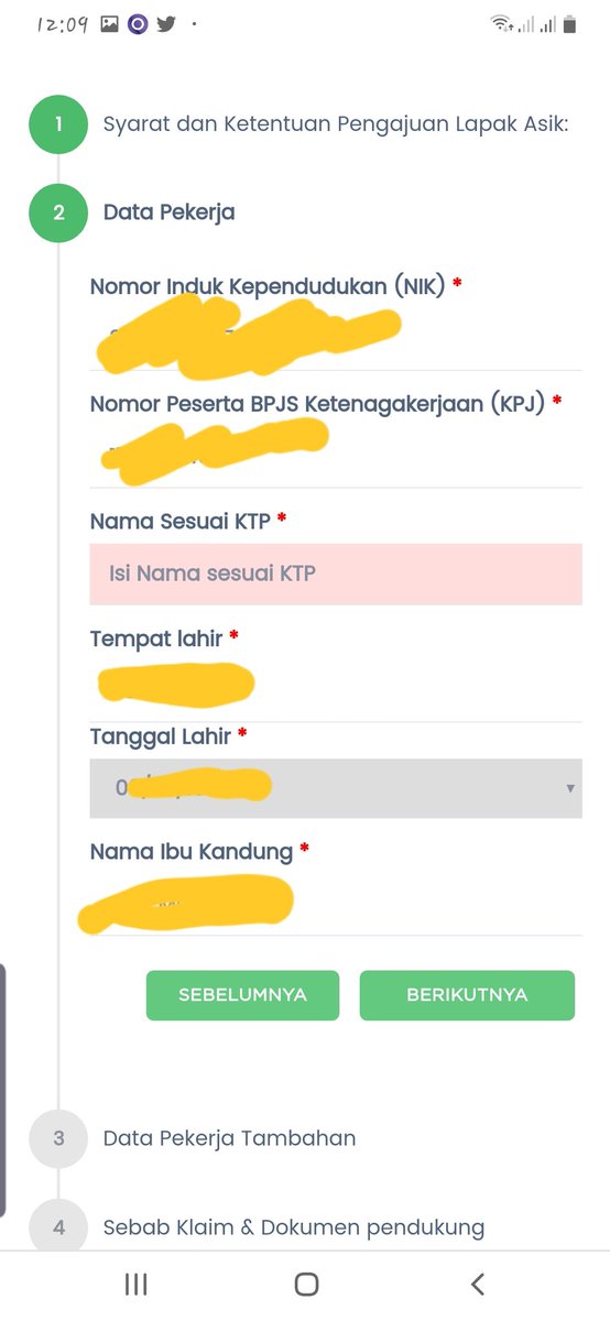 ScreamooDoo's tweet photo. @BPJSTKinfo 
Selamat siang..
Saya ingin melakukan pencairan
Bpjs ketenaga kerjaan
Akan tetapi ada balasan yg menyatakan data tidak sesuai dengan pendaftaran bpjsnya
Ternyata nama tidak sesuai,
Apa yg bisa saya lakukan?
Terimakasih https://t.co/RD7wVrlrxf