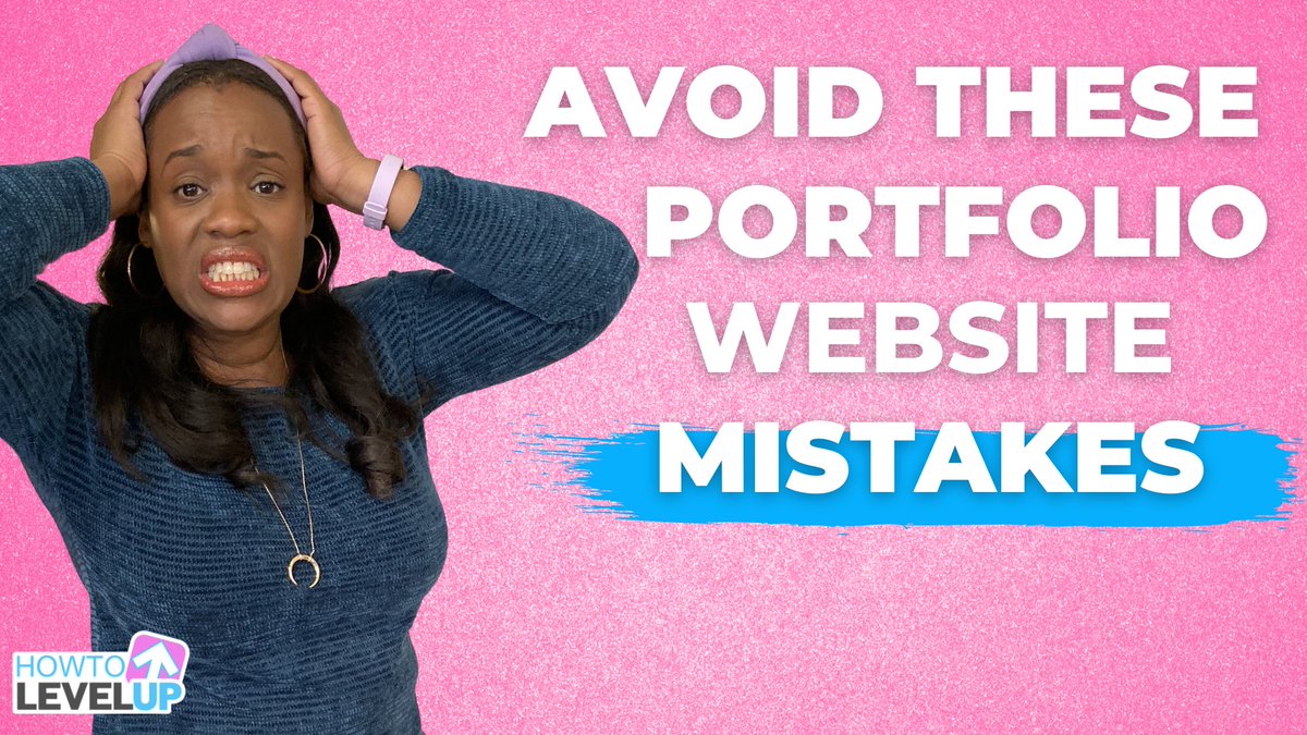 How2LvLUp's tweet photo. 🚨 NEW VIDEO!!
3 Mistakes to AVOID on your Portfolio Website. Watch the video here: 👉🏾 https://t.co/qTImUT55L7

#BlackTechTwitter #womenintech #CodeNewbies #DEVCommunity #WomenWhoCode #FemTech https://t.co/moHChKdafe