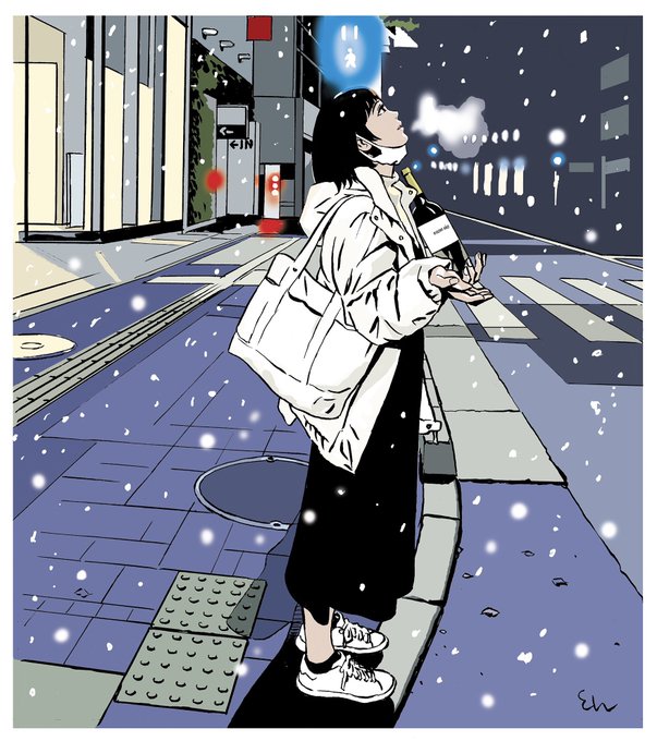 「ショートヘア 降雪」のTwitter画像/イラスト(人気順)