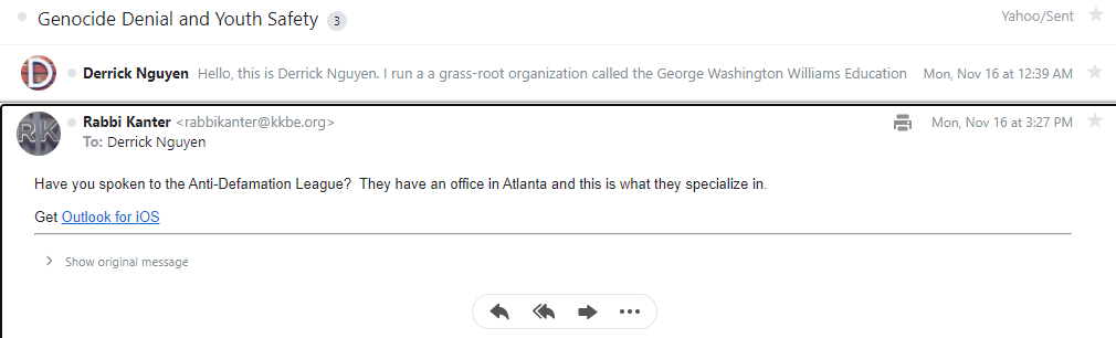 (12) Uyghur Genocide Denial have massive sway over this anti-hate watchdog org. What about the ADL? Seriously, even a rabbi ask me to go to the ADL? The ADL have exactly the same track record when it come to the Uyghur Genocide Denial as the SPLC. My organization is trying to