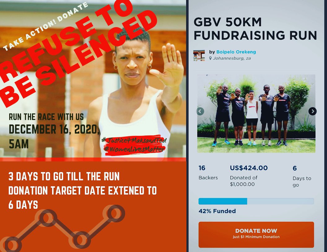 Justice4MaksTed's tweet photo. TAKE.ACTION and make this R15 pledge to help change the situation of GBV in our spheres. Our ability to think and act rationally will be tested many times, so let us be the CHANGE we want to see.

Please donate on this link. 

https://t.co/aCbHoRrA51

#Justice4MaksandTed https://t.co/MAHiQSPepC