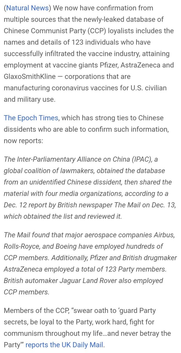 IT’S WAR: Communist China successfully infiltrated vaccine giants Pfizer, AstraZeneca and GlaxoSmithKline as part of “unrestricted warfare” to defeat the US military and conquer North America