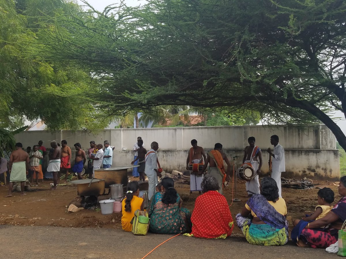 Of course, every function needs nadhaswaram and thavil.