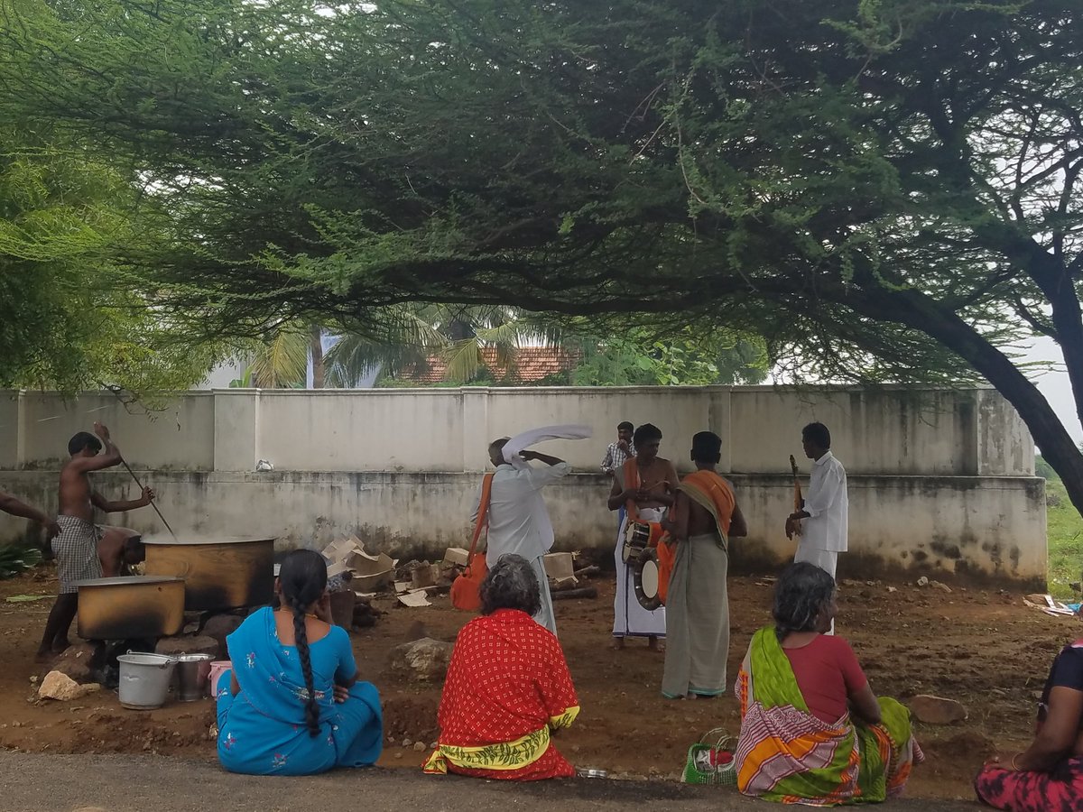 Of course, every function needs nadhaswaram and thavil.