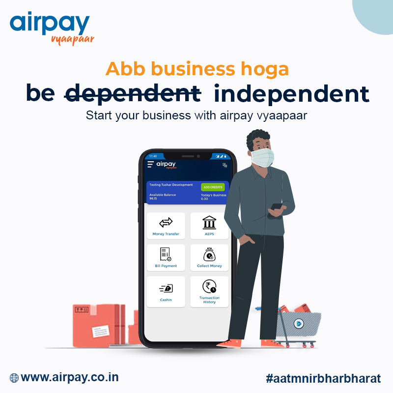 Always bank on your trusted partner, Airpay Vyaapaar
#business #entrepreneur #success #marketing #entrepreneurship #startup #money #businessman #entrepreneurs #hustle #grind #businesswoman #wealth #income #makemoney #businessopportunity #financialfreedom #payment #airpayvyapaar