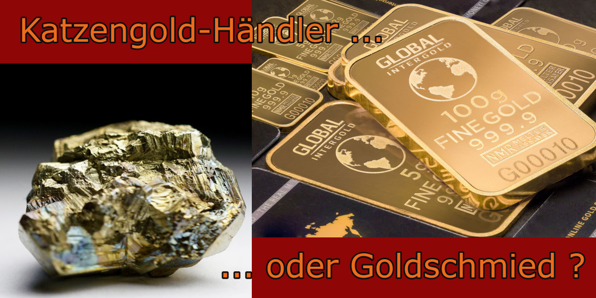 Katzengold nennt man umgangssprachlich einen Schmuckstein namens Pyrit, weil er so schön glänzt wie Gold. Auch im Onlinemarketing gibt es solche schillernden Angebote, die mehr Schein als Sein aufweisen. Mehr dazu hier ...  planet-freiheit.de/katzengold-hae…