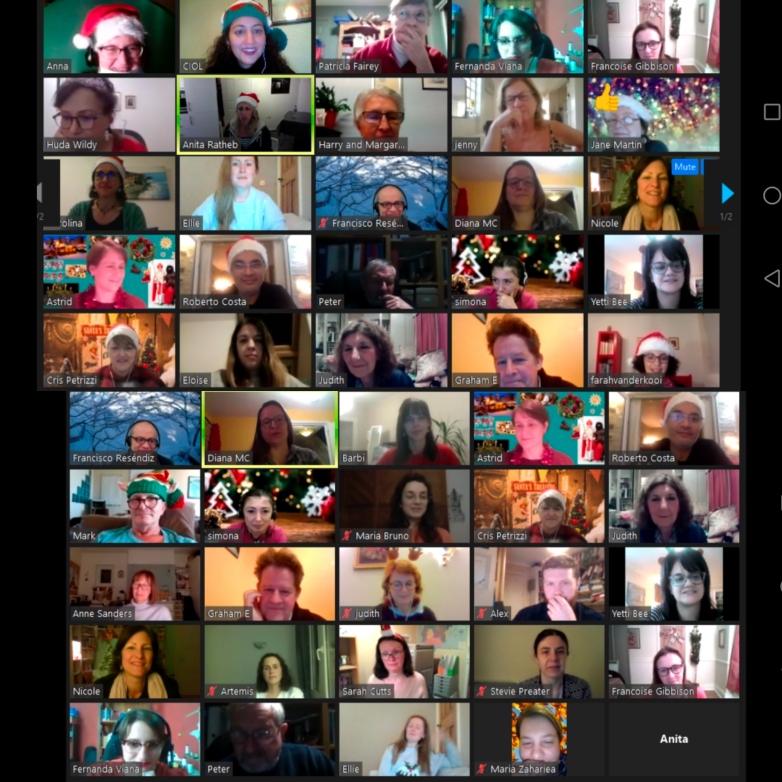 CIOLMidlands's tweet photo. Thank you very much to all 38 @CIOLinguists members who joined us yesterday in such a festive mood🎅at Christmas #CafelingoCIOL -->Merry Christmas to all!🎄 https://t.co/Ge397uvnaU