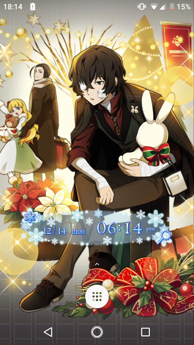 桃花 いつも壁紙の雰囲気に合わせて時計変えてるんだけど どっちがいいかな てか お正月はお正月治さんの壁紙にしたいんだけど 和風デザインの時計がなくて なにかいいアプリないかしら