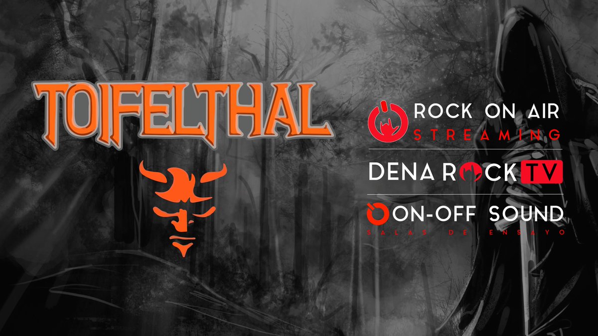 Buenos días, egun on a todos y a todas, el próximo Sábado 19 de Diciembre a las 20:00h en Rock On Air tendremos a TOIFELTHAL. No te lo puedes perder, CONECTATE desde este enlace:
youtu.be/-IQp1ZJyn4k
Realización y Producción a cargo de:
 DenaRockTV Navarra y OnOff Sound
