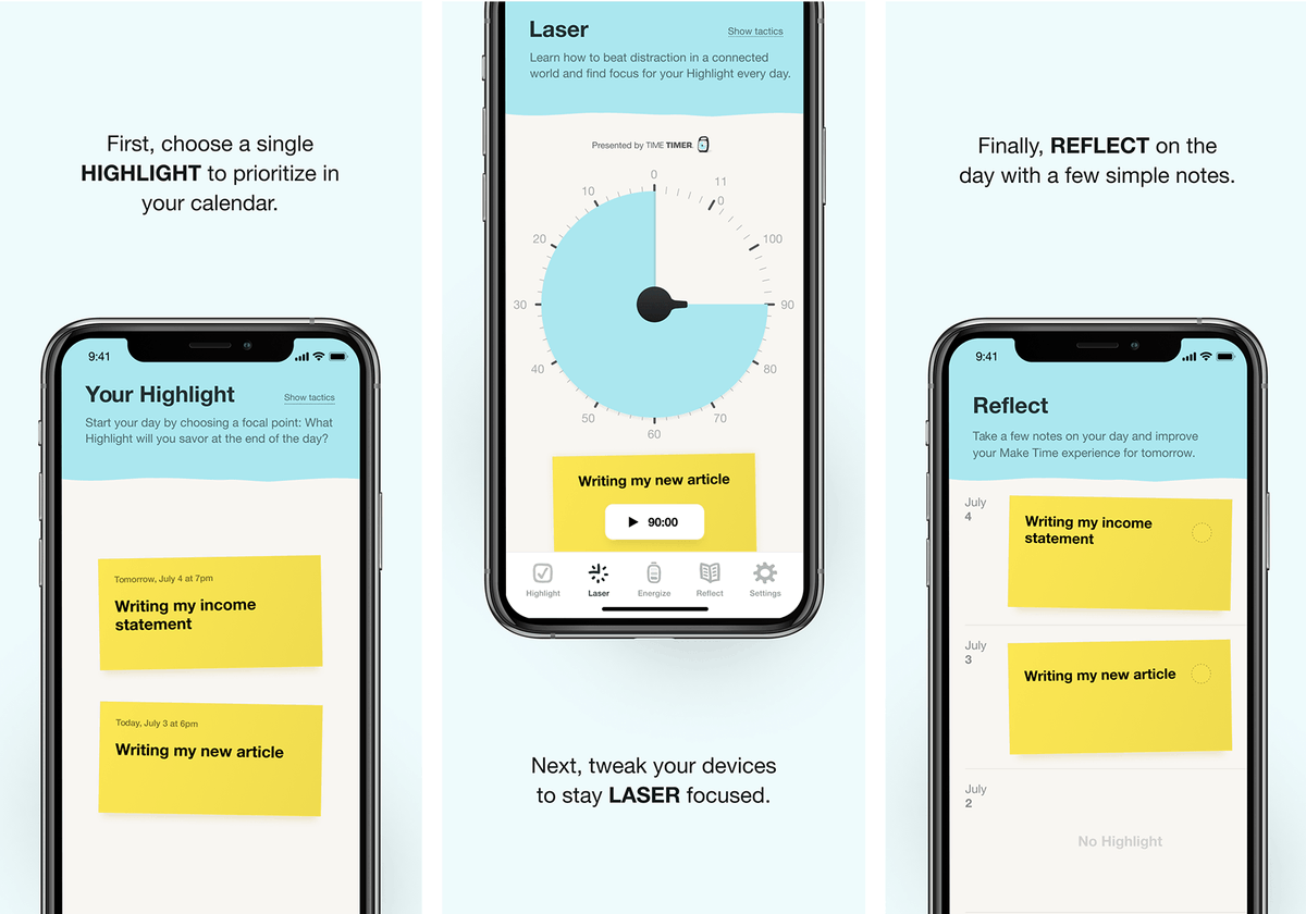 That being said...  Focus management tools could replace to-do list applications in 2021 as a way to focus rather than see a large list... the folks at MakeTime app demo'd this perfectly...