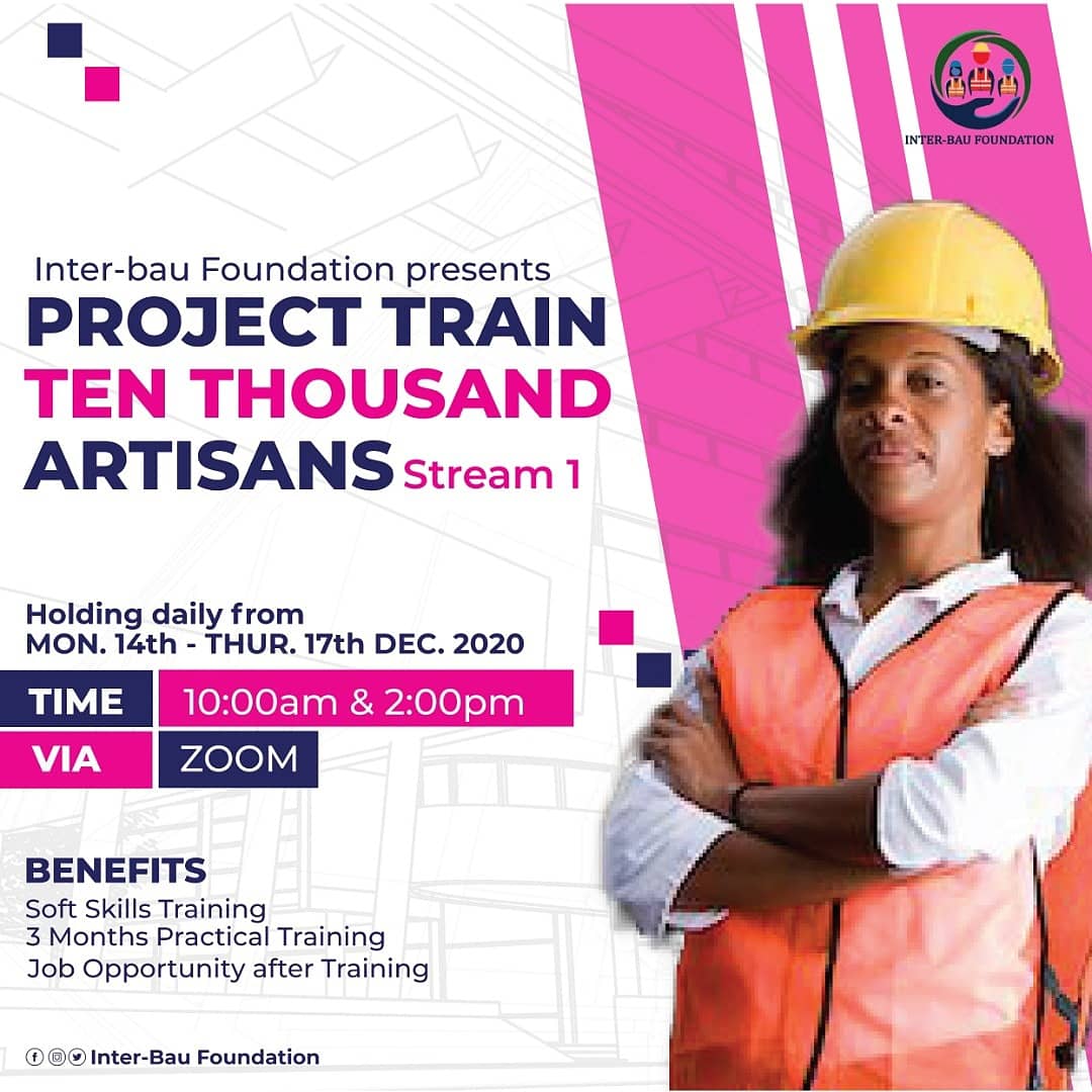 InterBauFDN's tweet photo. It's Yay day! PTTA stream 1 kick-starts today!! Meet some of our facilitators...#interbaufoundation
#interbauconstruction
#employment
#youthemployment
#construction
#womeninconstruction
#constructionindustry
#training
#capacitybuilding
#financialfreedom
#PTTA #Nigeria #SDGs https://t.co/4GZPxlTg7P
