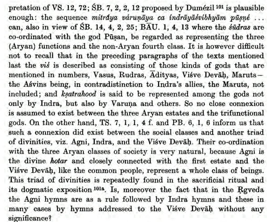 the divine hotṛ of the so called first estate or Brāhmaṇhood, the latter (among others) associated with the social class of warriors defined by 'kṣatrahood' [the third estate coordinated with Viśve Devāḥ representing the common people, w/Pūṣan* of the non-Aryan 4th estate].