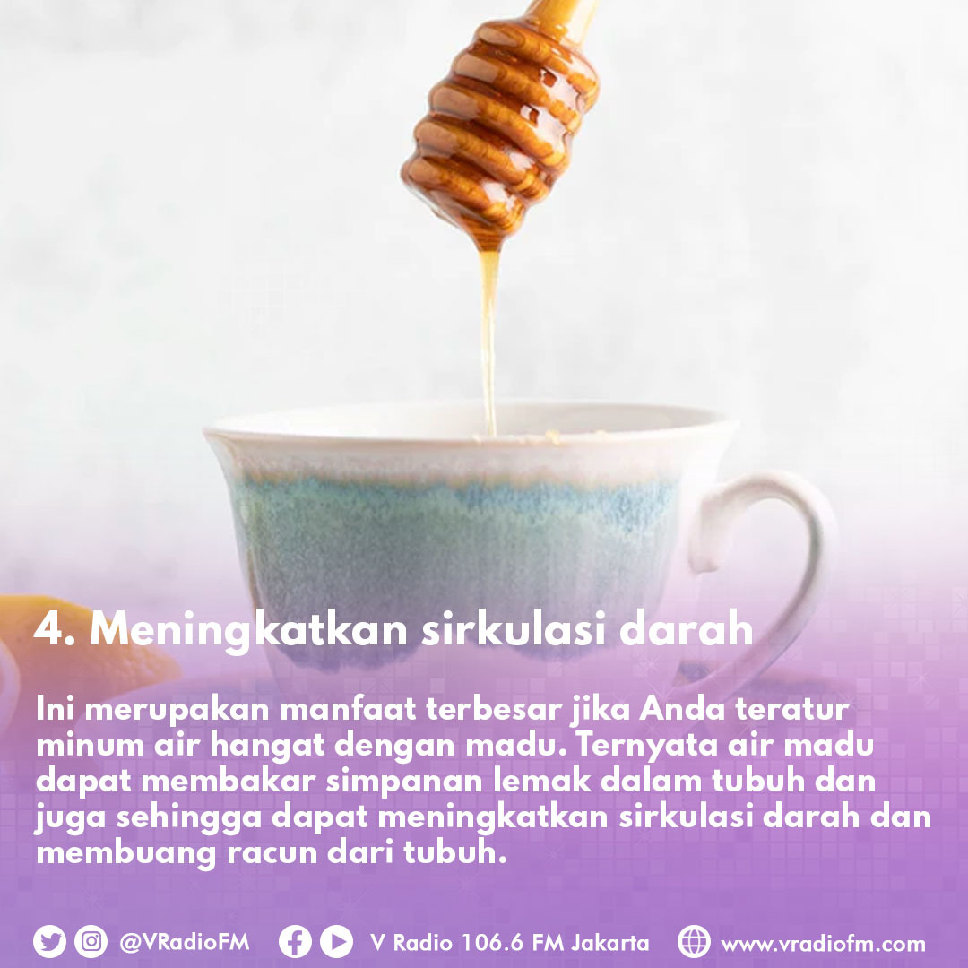 vradiofm's tweet photo. Dengan rutin mengonsumsi madu, sistem kekebalan tubuh juga bakal meningkat.
Apalagi hal ini juga sangat dibutuhkan sekarang di masa pandemi Covid-19.
#VRadio #TipsOnV #Update #Viral #Tips #Berita #News https://t.co/uSmps7AYuq